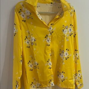 Floral Yellow Women's Top